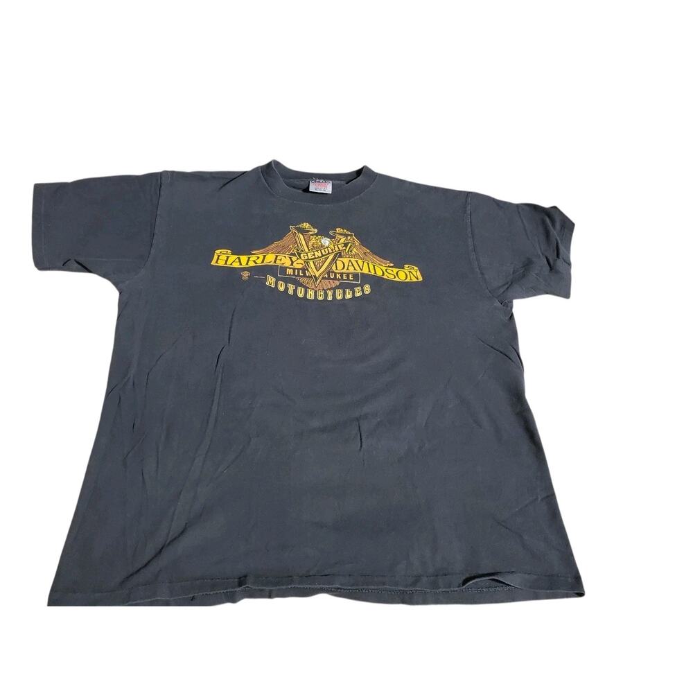 VTG Harley Davidson Of Southern Alberta Calgary Canada Sz XL USA Single Stitch